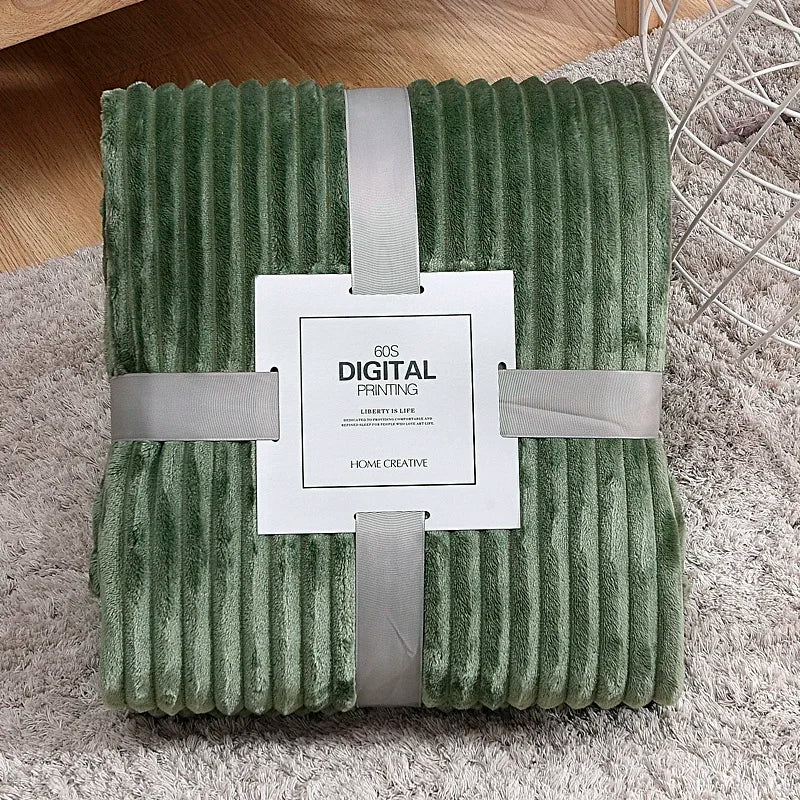 Plush Coral Velvet Blanket