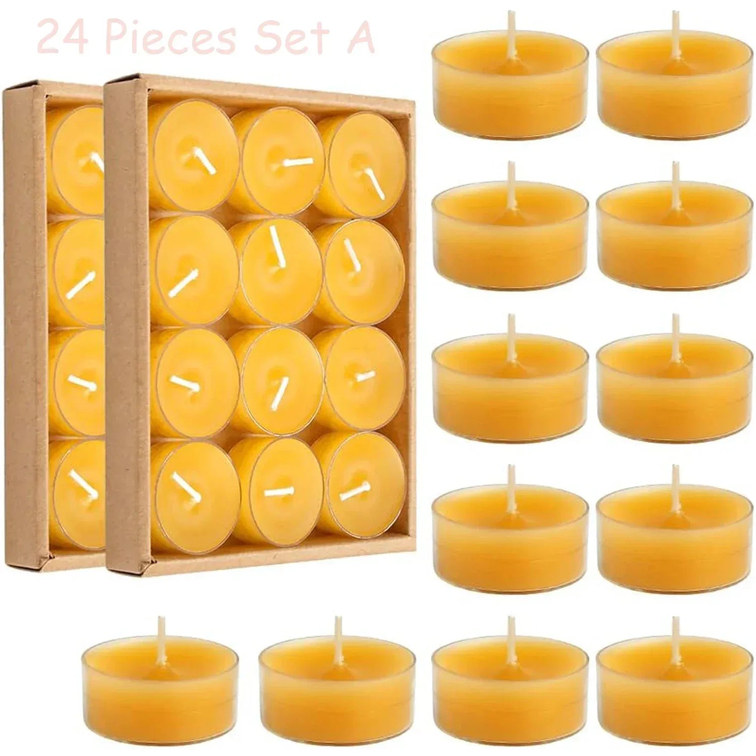 Beeswax Tea Candles
