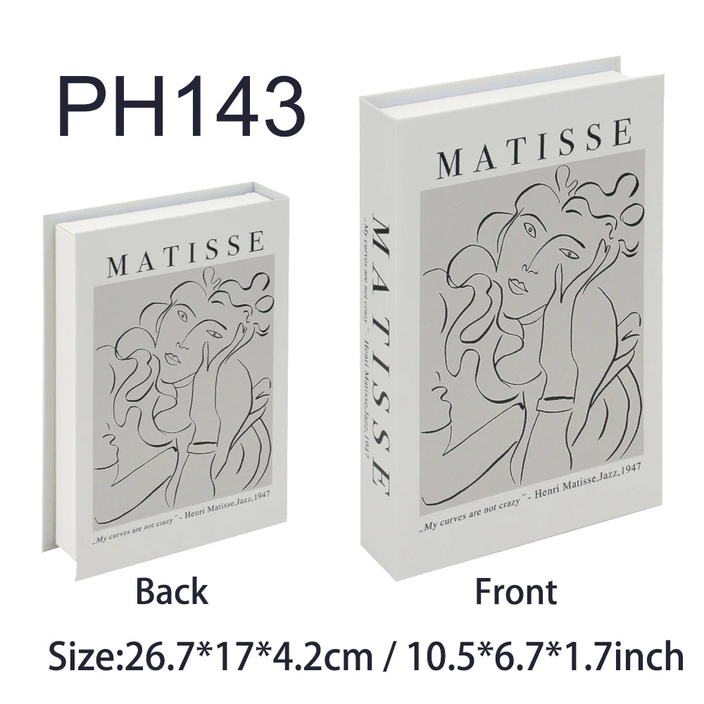 Luxury Fake Books For Decoration Living Room Decorative Book Coffee Table Bedroom Bookends Shooting Props Room Storage Box Decor