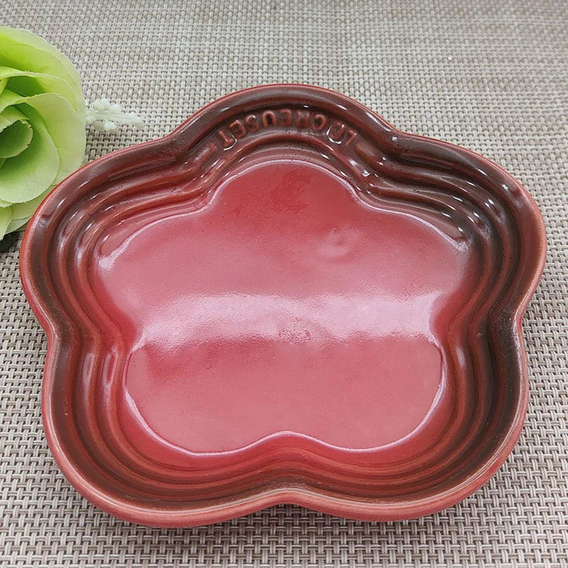 Plum Blossom Ceramic Plate