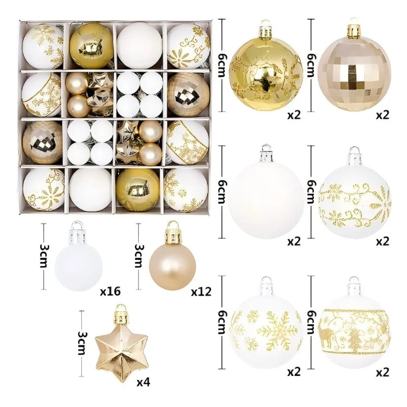 Christmas Tree Ball Ornaments