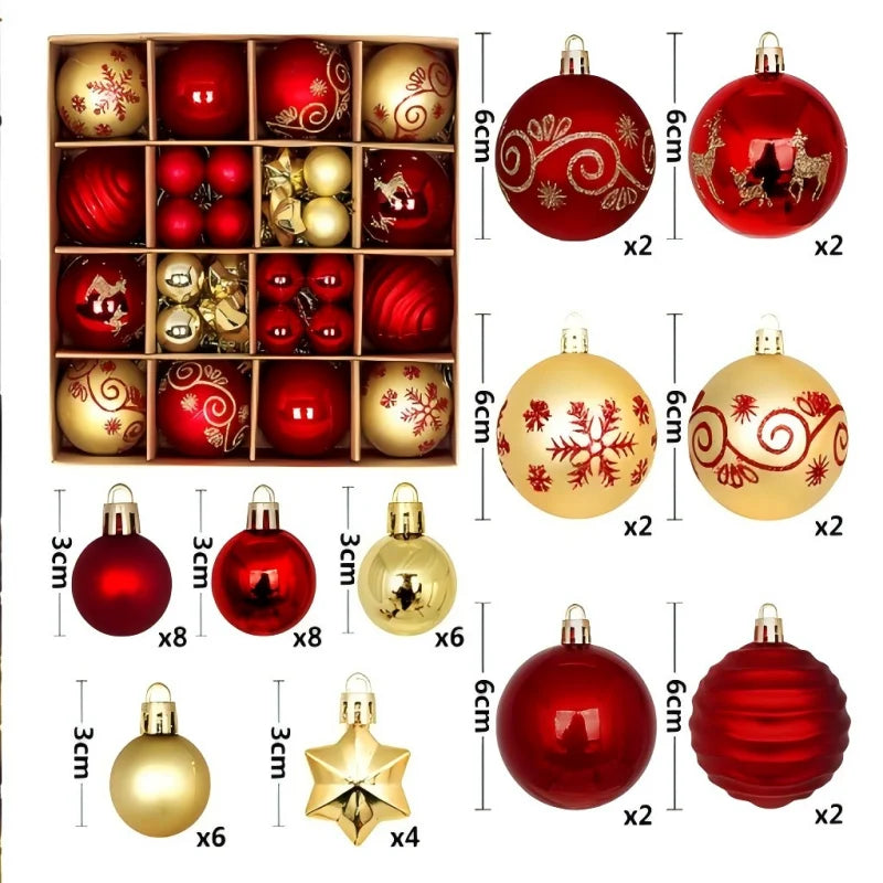 Christmas Tree Ball Ornaments