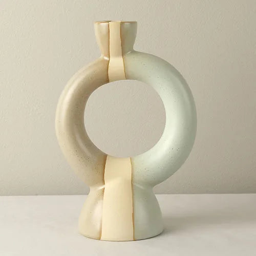 Retro Ceramic Candlestick