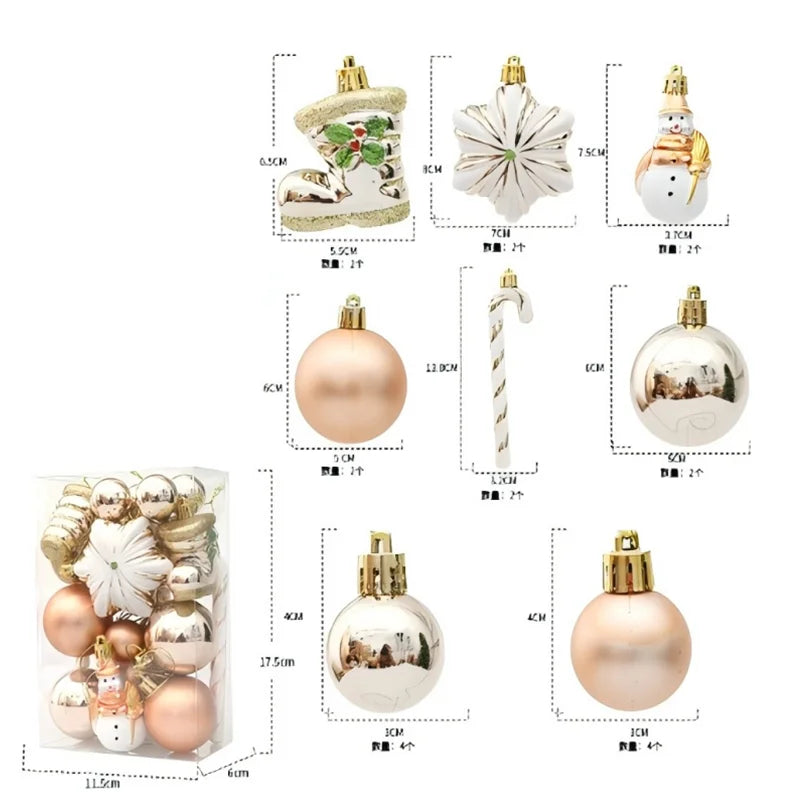 Christmas Tree Ball Ornaments