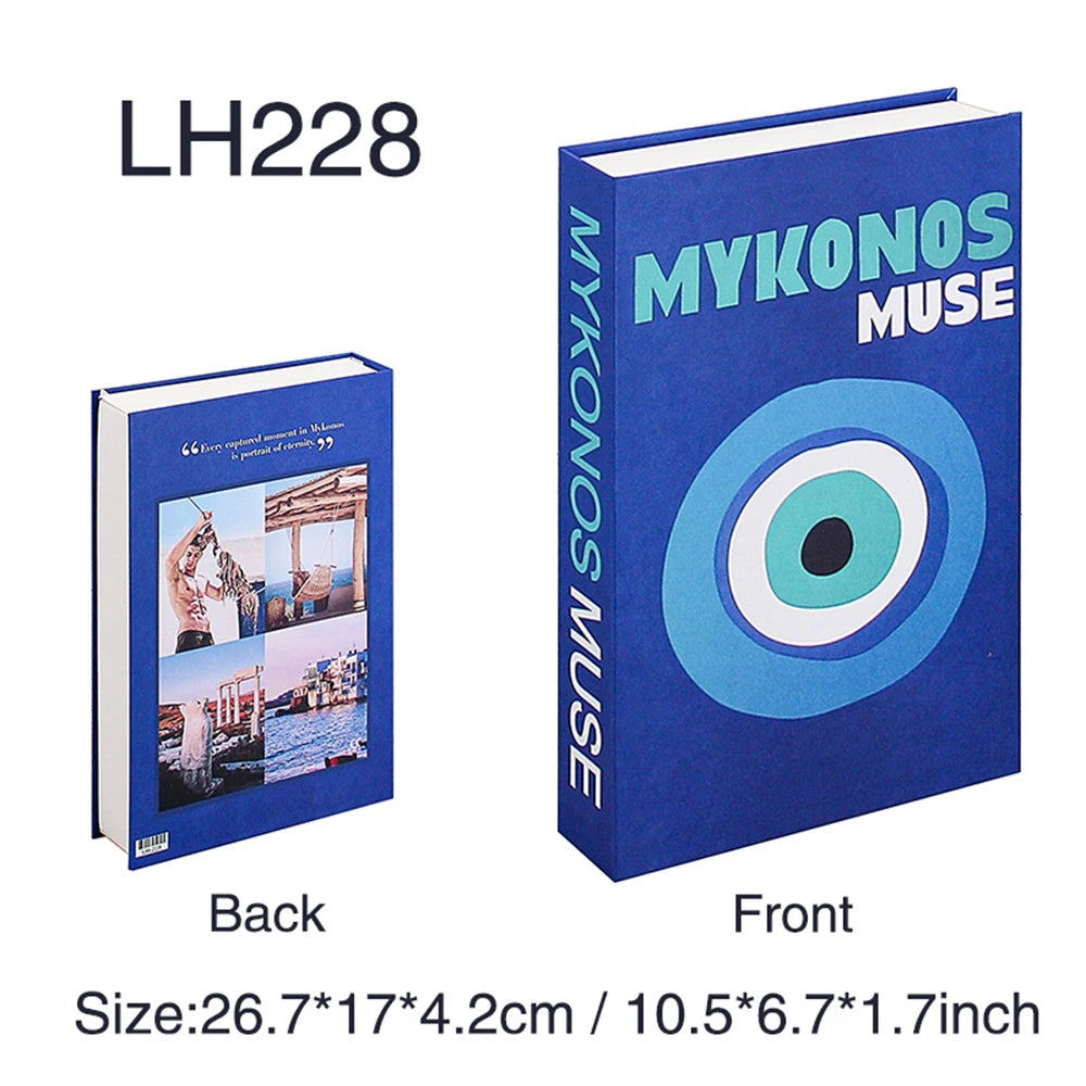 Luxury Fake Books For Decoration Living Room Decorative Book Coffee Table Bedroom Bookends Shooting Props Room Storage Box Decor