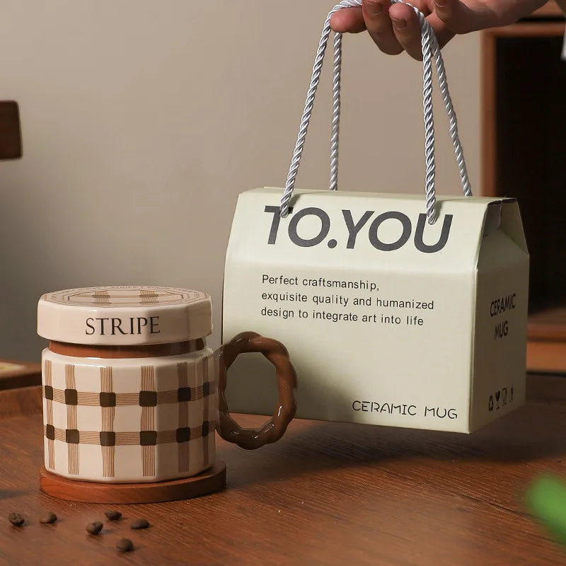 Retro Ceramic Coffee Mug