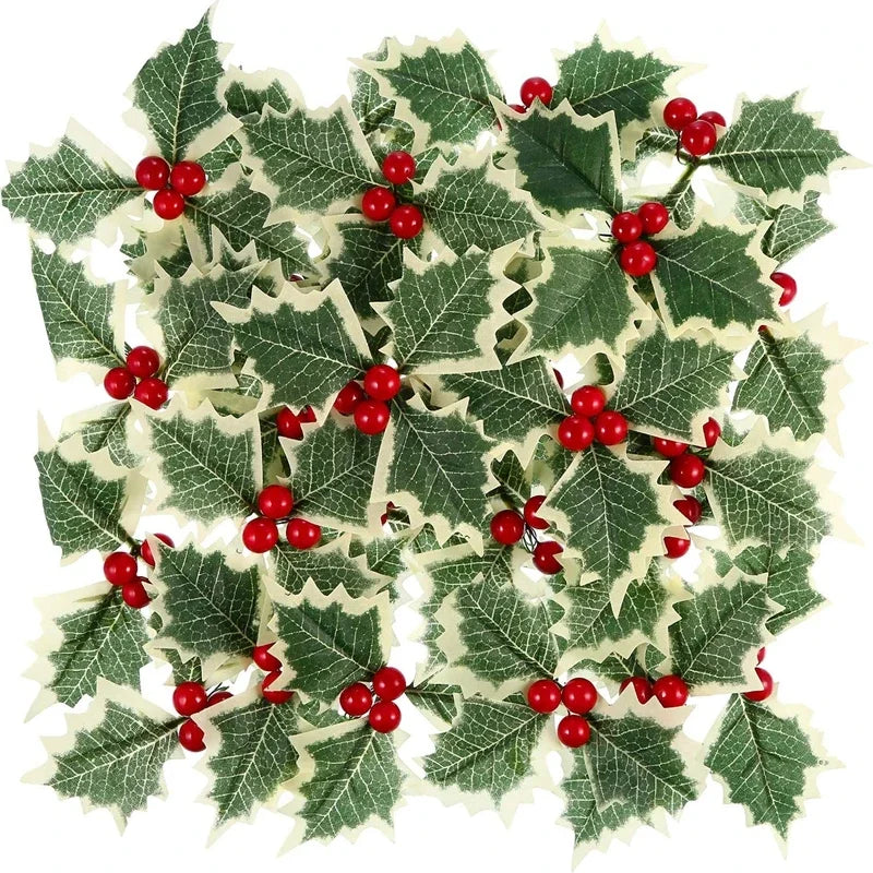 Artificial Holly Berries Decor