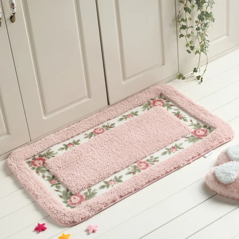 Soft Coral Fleece Rug