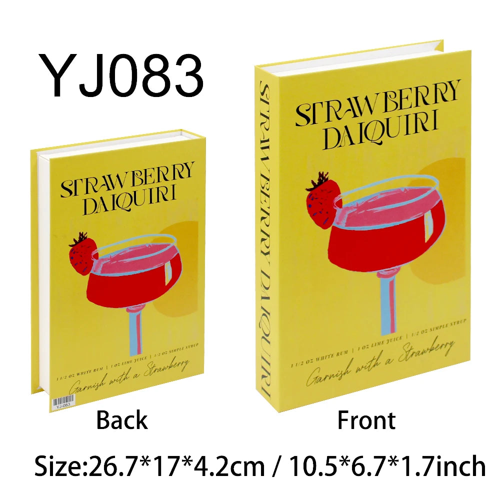 Luxury Fake Books For Decoration Living Room Decorative Book Coffee Table Bedroom Bookends Shooting Props Room Storage Box Decor