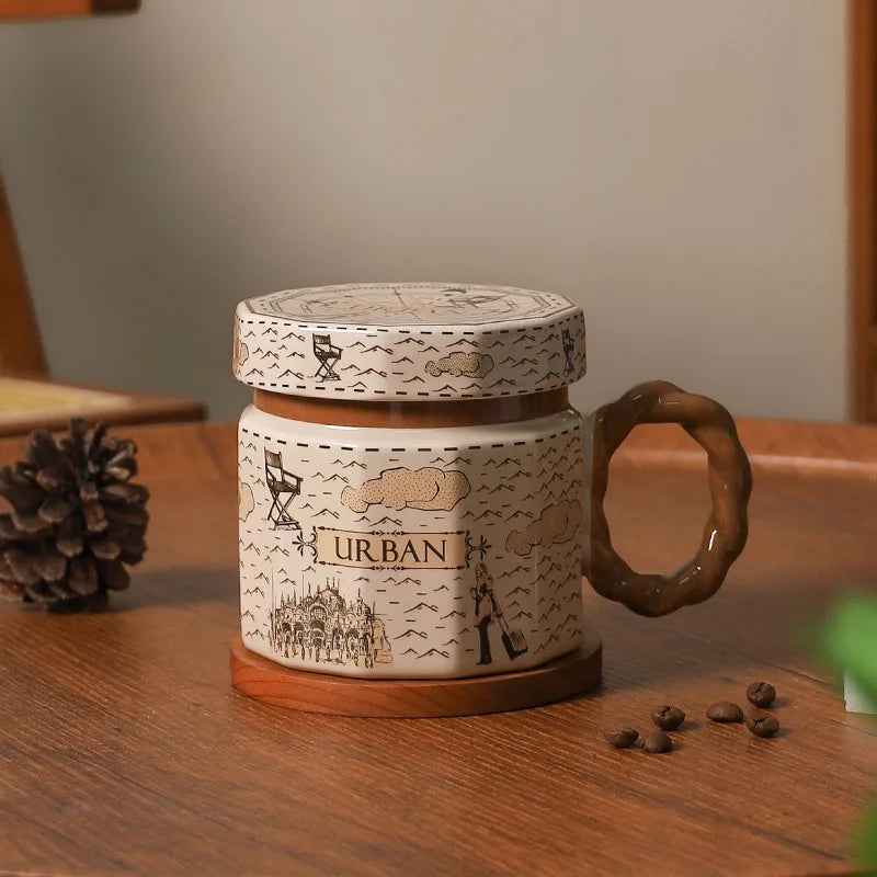 Retro Ceramic Coffee Mug