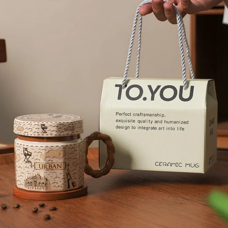 Retro Ceramic Coffee Mug