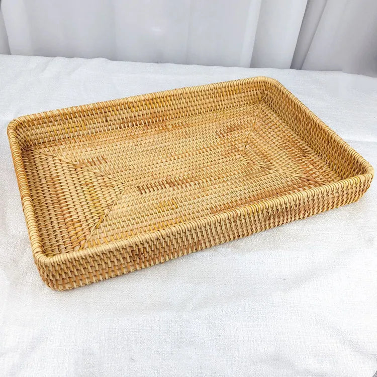 Handwoven Rattan Storage Basket