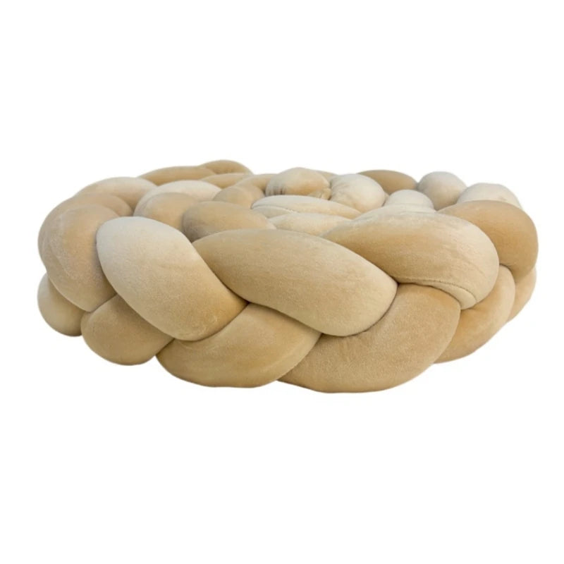 Knotted Woven Decorative Pillow