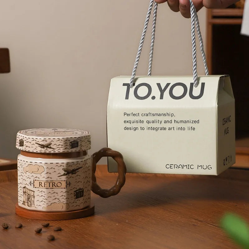 Retro Ceramic Coffee Mug
