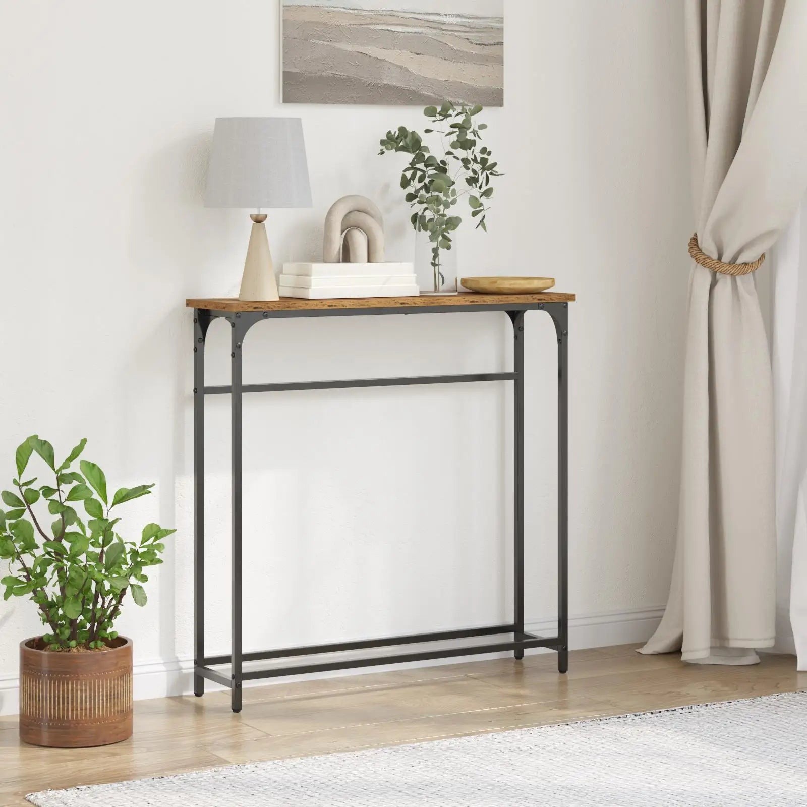 Rustic Vintage Console Table