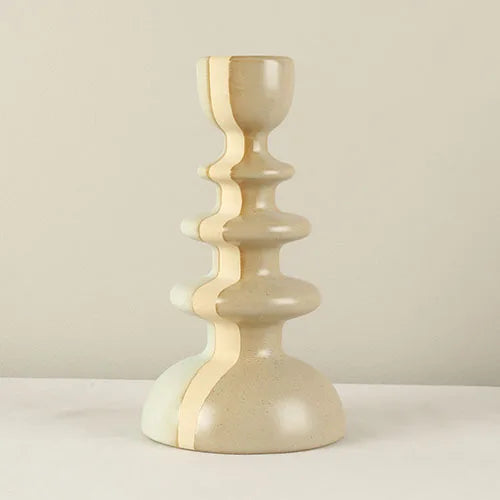 Retro Ceramic Candlestick
