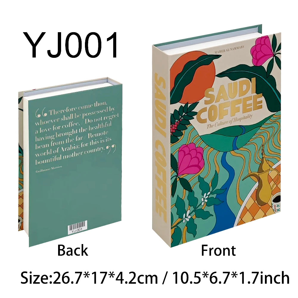Luxury Fake Books For Decoration Living Room Decorative Book Coffee Table Bedroom Bookends Shooting Props Room Storage Box Decor