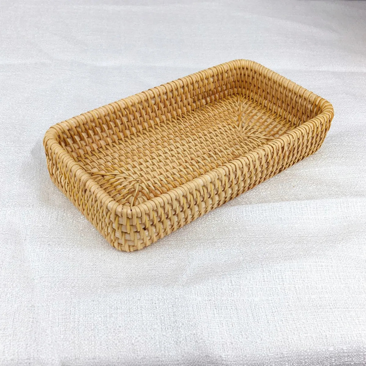 Handwoven Rattan Storage Basket