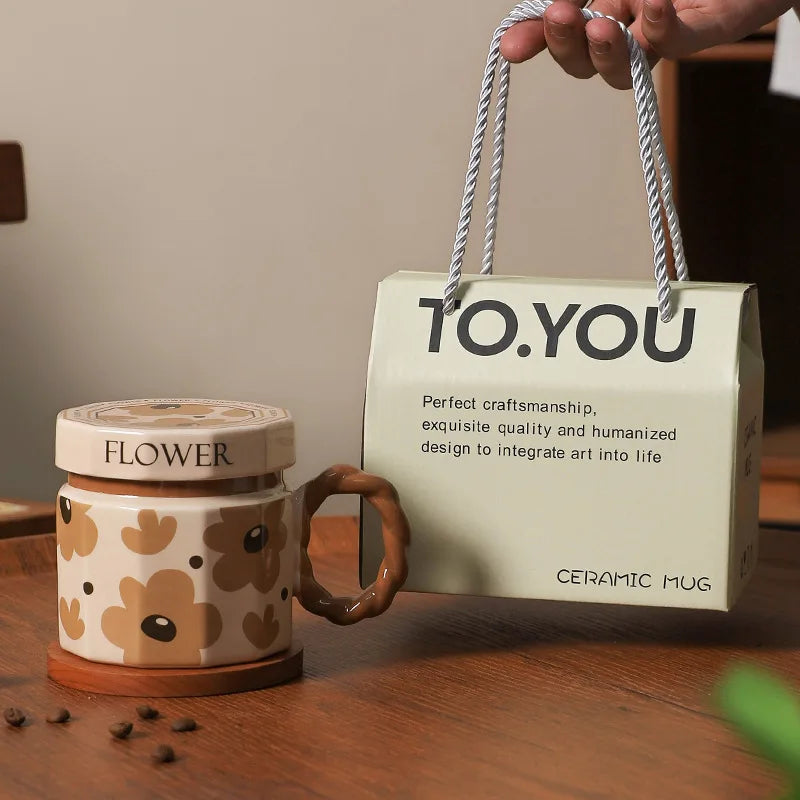 Retro Ceramic Coffee Mug